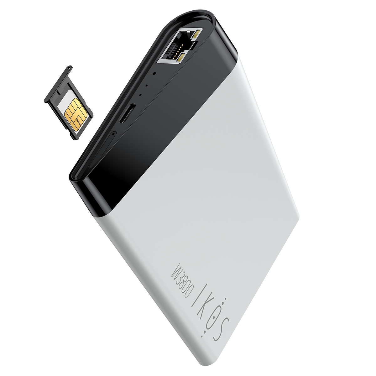 W3800 Nano SIM 卡槽外观